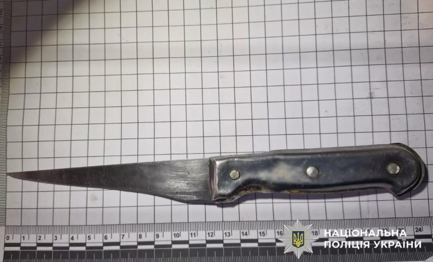 Знаряддя вбиства: фото Національної поліції України