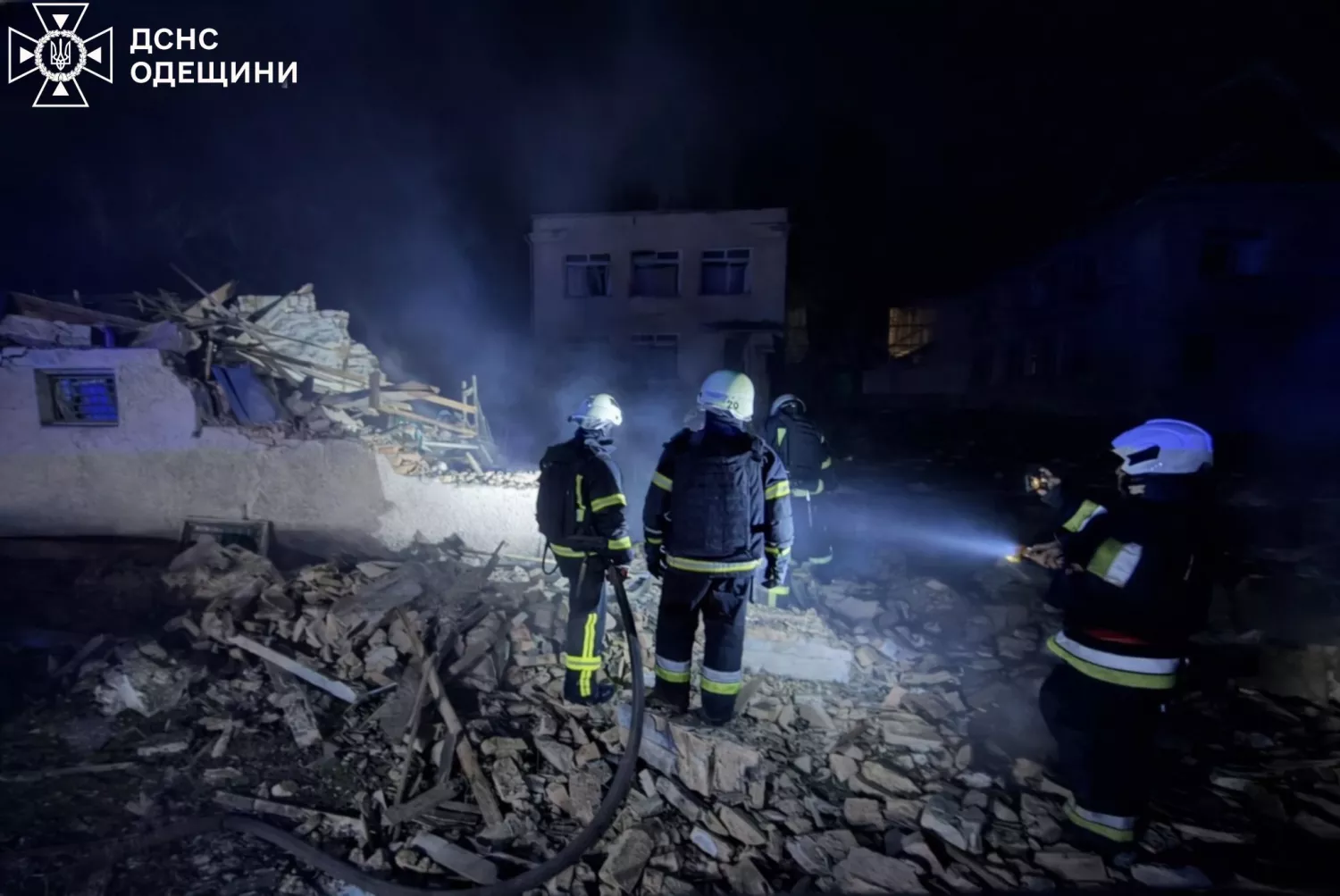 Наслідки обстрілу Одеської області. Фото: ДСНС