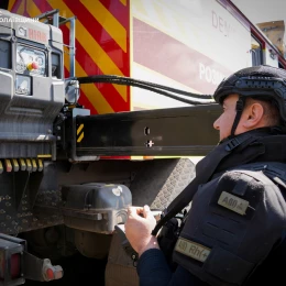 На Миколаївщині виявили та знищили залишки ракети Х-101. Фото: ДСНС