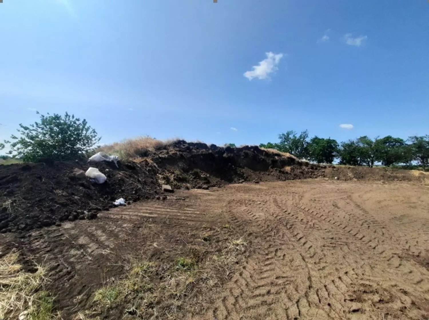 Ще один знищений курган на Миколаївщині. Фото: Культурна спадщина Миколаївщини