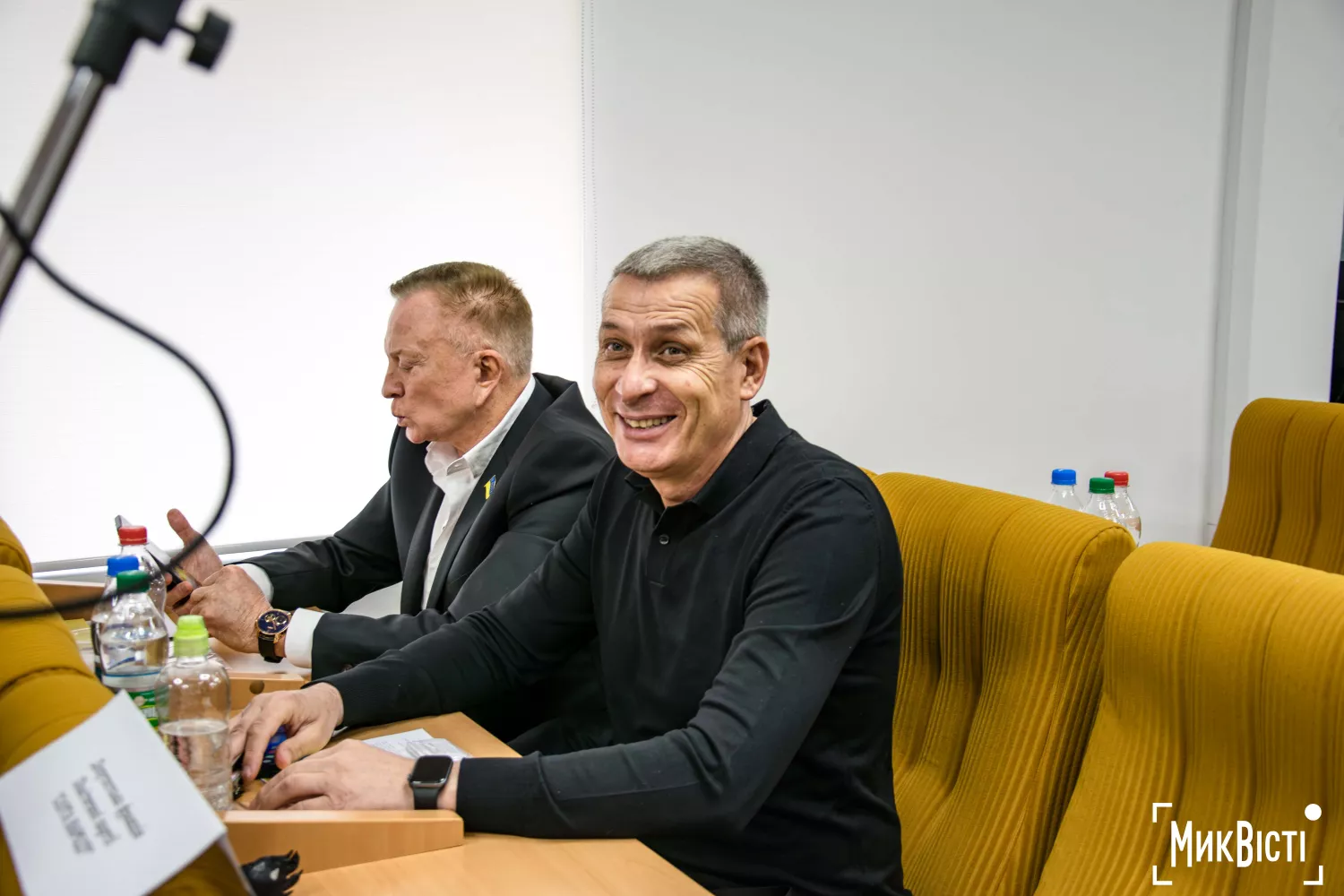 Депутати Валерій Бєдний та Ігор Мухарський. Фото: МикВісті
