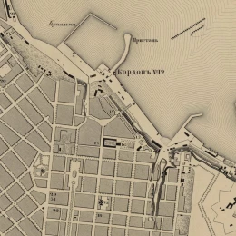 В Одесі під Дерибасівською під час ремонту знайшли старовинний кам’яний міст. Фото: Південний кур’єр