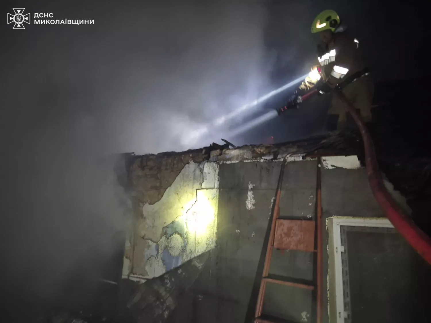 У Миколаєві горіли будинки та сміття. Фото: ДСНС