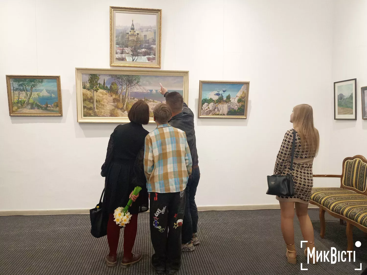 Відкриття виставки Володимира Федорченка у Миколаєві 17 квітня, фото Галина Сеннікова, МикВісті