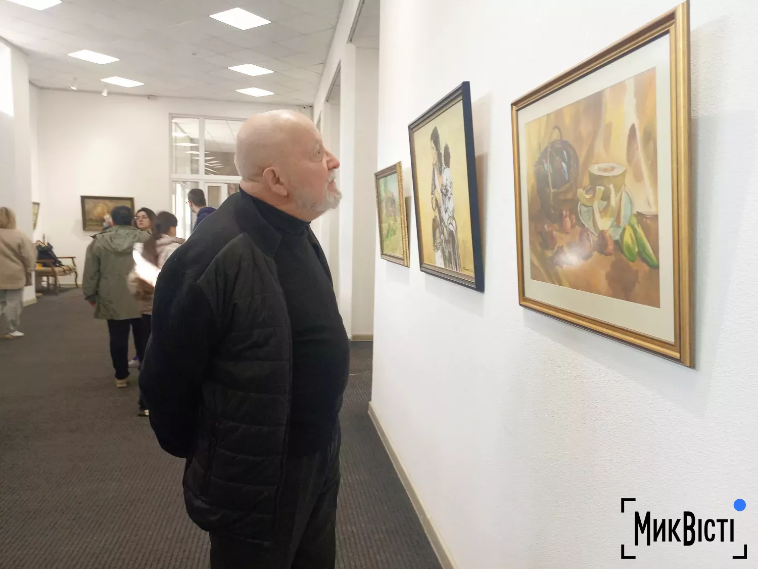 Відкриття виставки Володимира Федорченка у Миколаєві 17 квітня, фото Галина Сеннікова, МикВісті