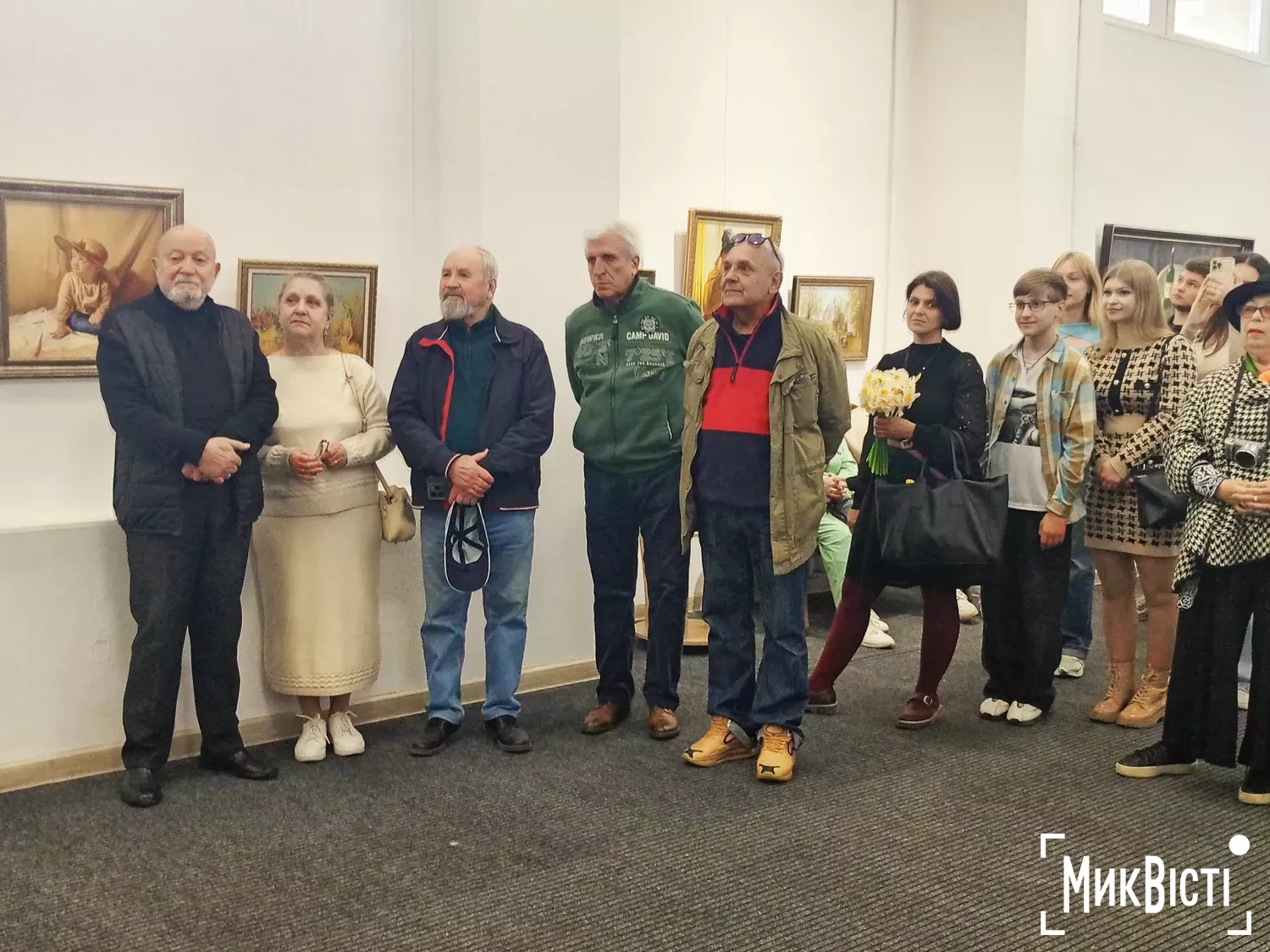 Відкриття виставки Володимира Федорченка у Миколаєві 17 квітня, фото Галина Сеннікова, МикВісті