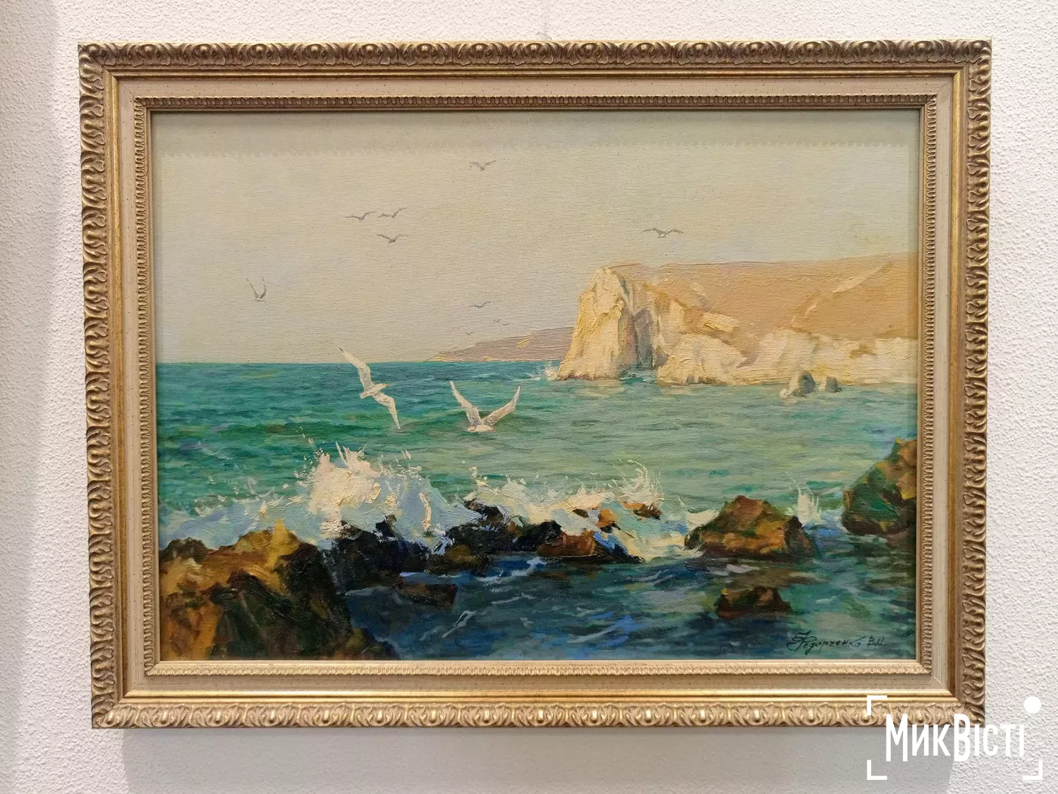 Відкриття виставки Володимира Федорченка у Миколаєві 17 квітня, фото Галина Сеннікова, МикВісті