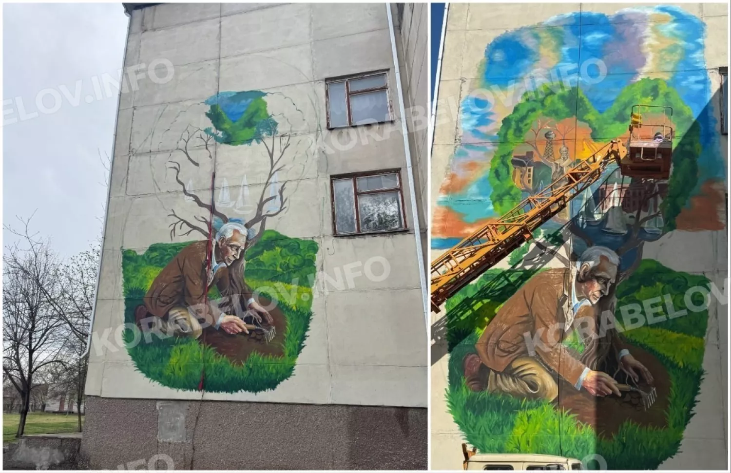 У Корабельному районі на стіні школи з'явиться мурал із зображенням Вадима Сердцева. Фото: Корабелов.Інфо