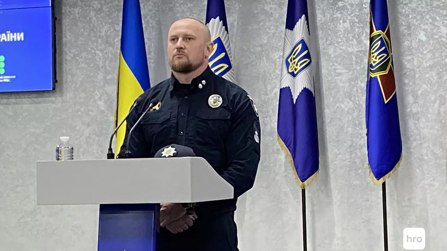 Начальник департаменту патрульної поліції Іван Жуков. Фото: hromadske