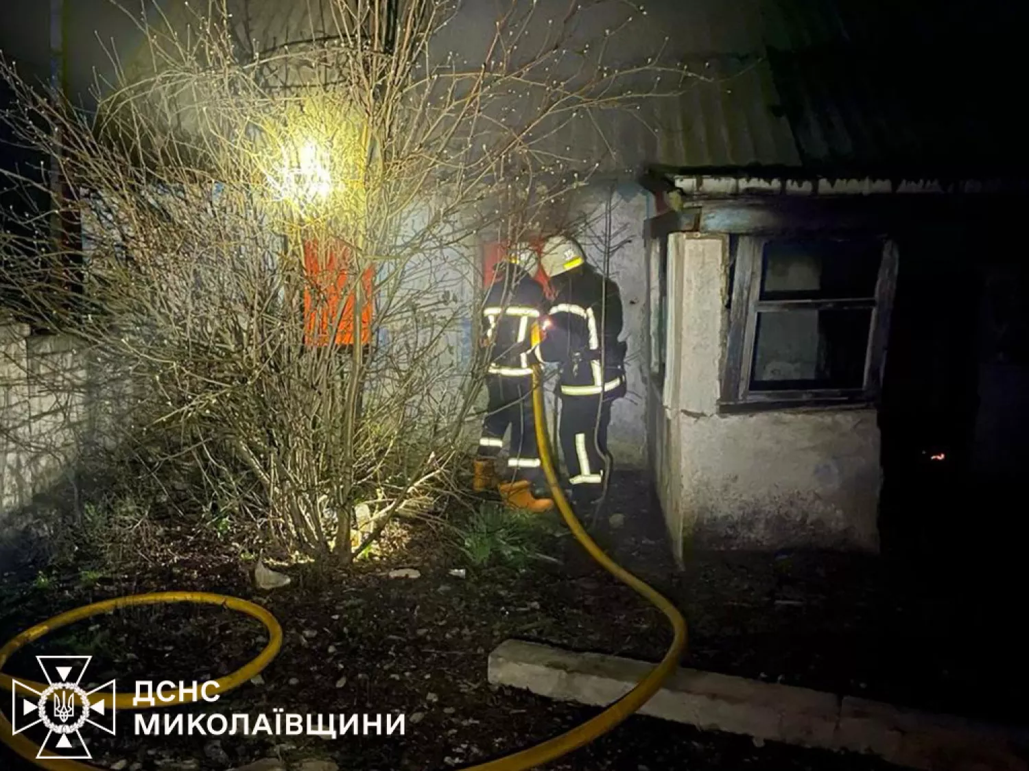 Пожежа у Миколаївській області. Фото: ДСНС