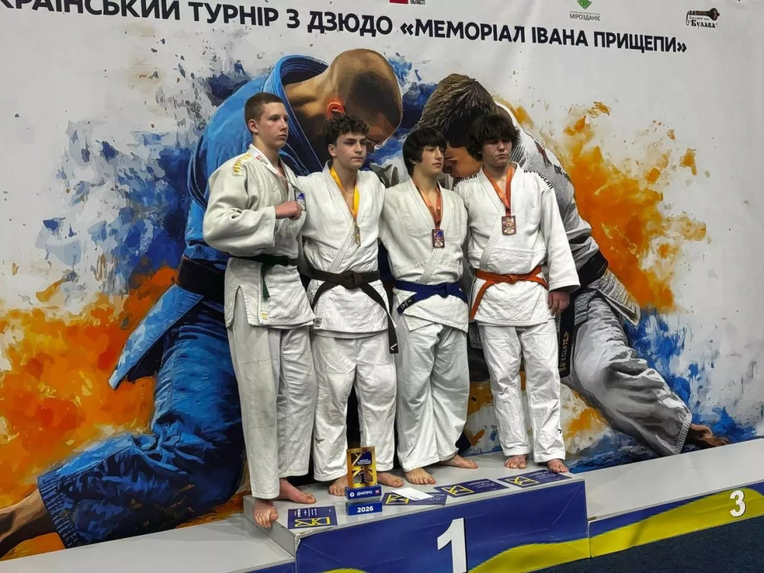 Спортсмени з Миколаєва вибороли 5 медалей на турнірі з дзюдо. Фото: Миколаївська міська рада