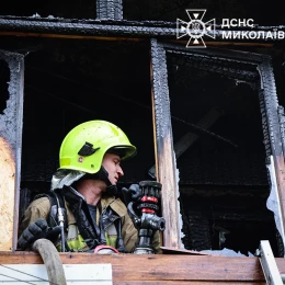 Пожежа у Миколаївській області. Фото: ДСНС