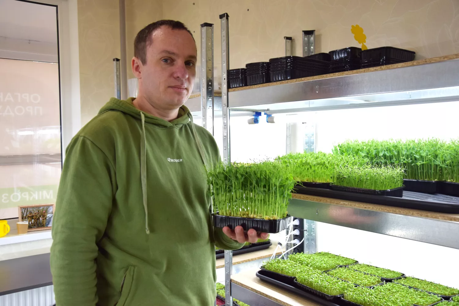 Ветеран Сергій Давиденко відкрив екопростір у Миколаєві. Фото: МикВісті