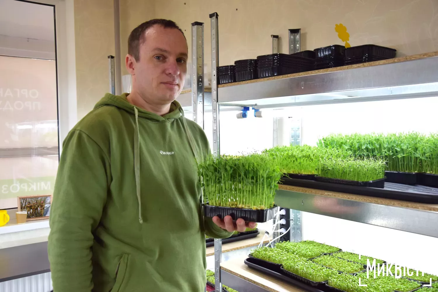 Ветеран Сергій Давиденко відкрив екопростір у Миколаєві. Фото: МикВісті