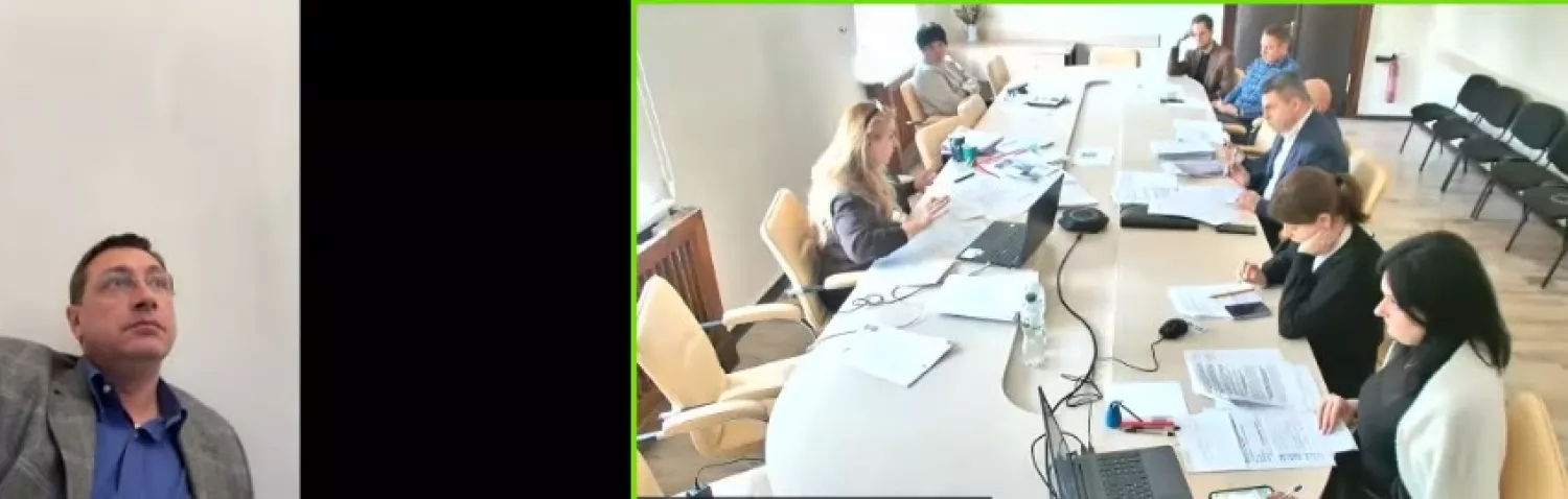 Скриншот засідання комісії з питань прав людини, дітей, сім’ї, законності та гласності Миколаївської міської ради 21 квітня