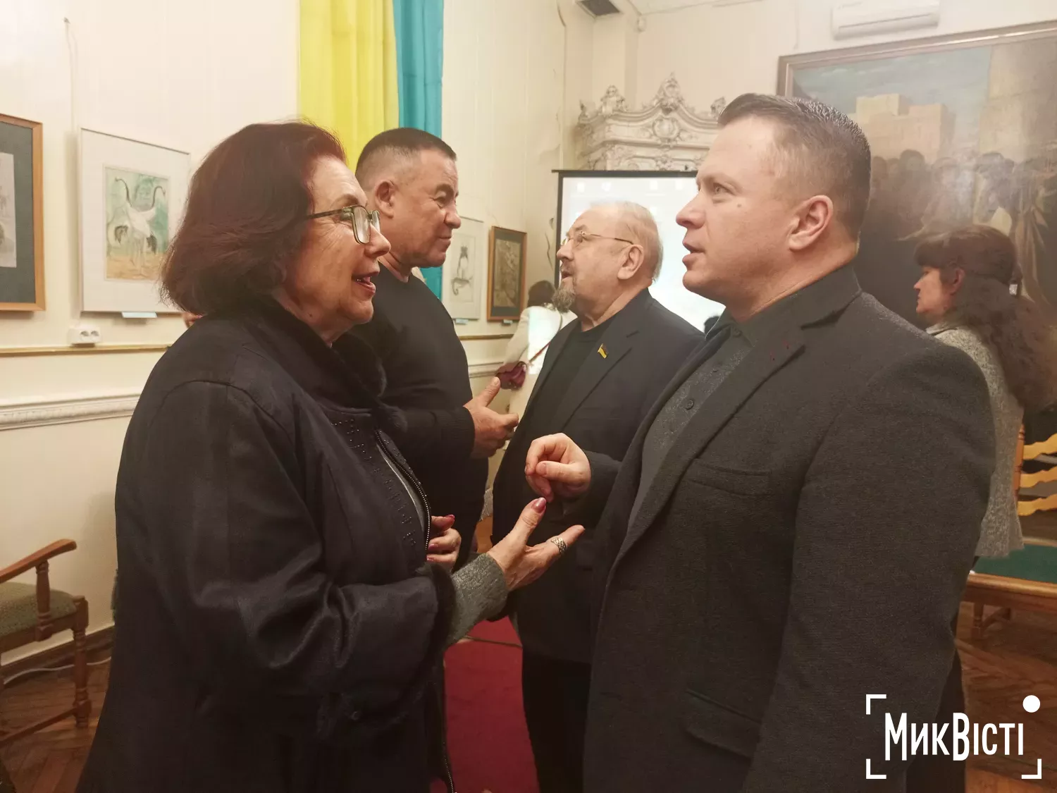 Відкриття виставки пам’яті скульпторки Інни Макушоної 22 квітня. Фото: НикВести