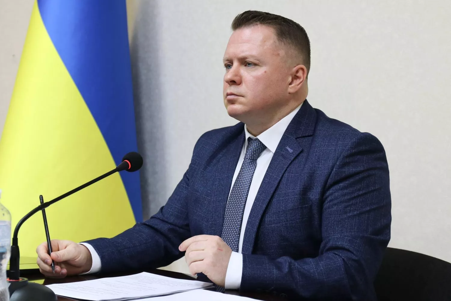 Тимчасово виконуючий обов'язки голови Миколаївської обласної організації партії «Слуга народу» Антон Табунщик. Фото: партія «Слуга народу»