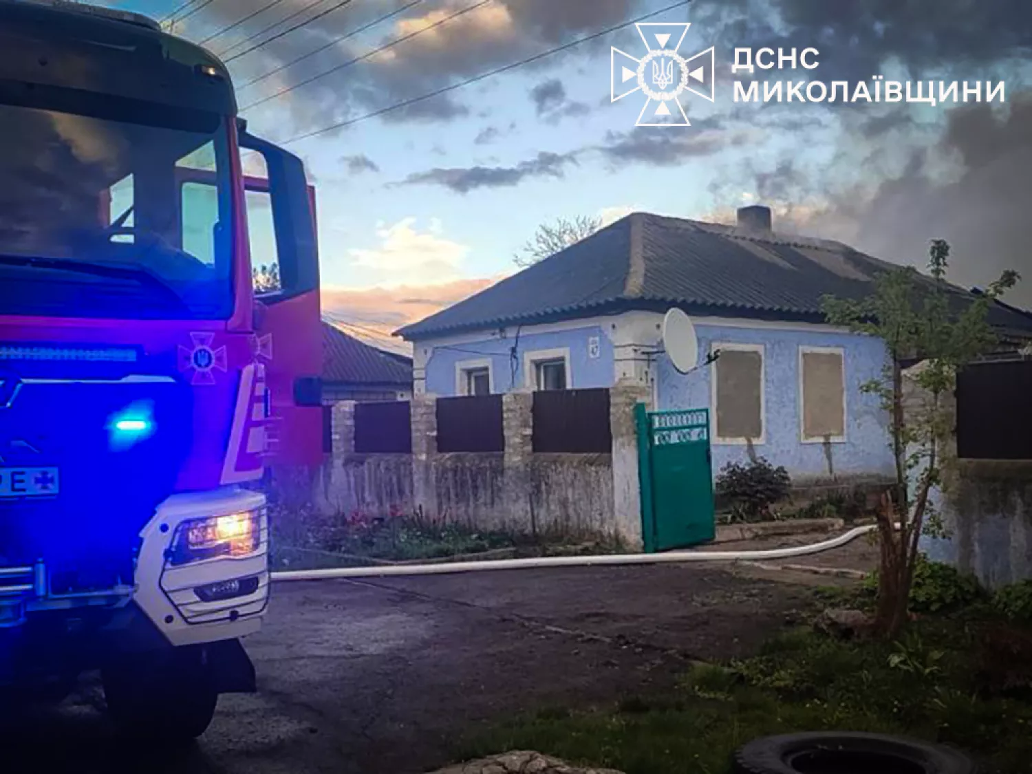 Пожежа у Миколаївській області. Фото: ДСНС