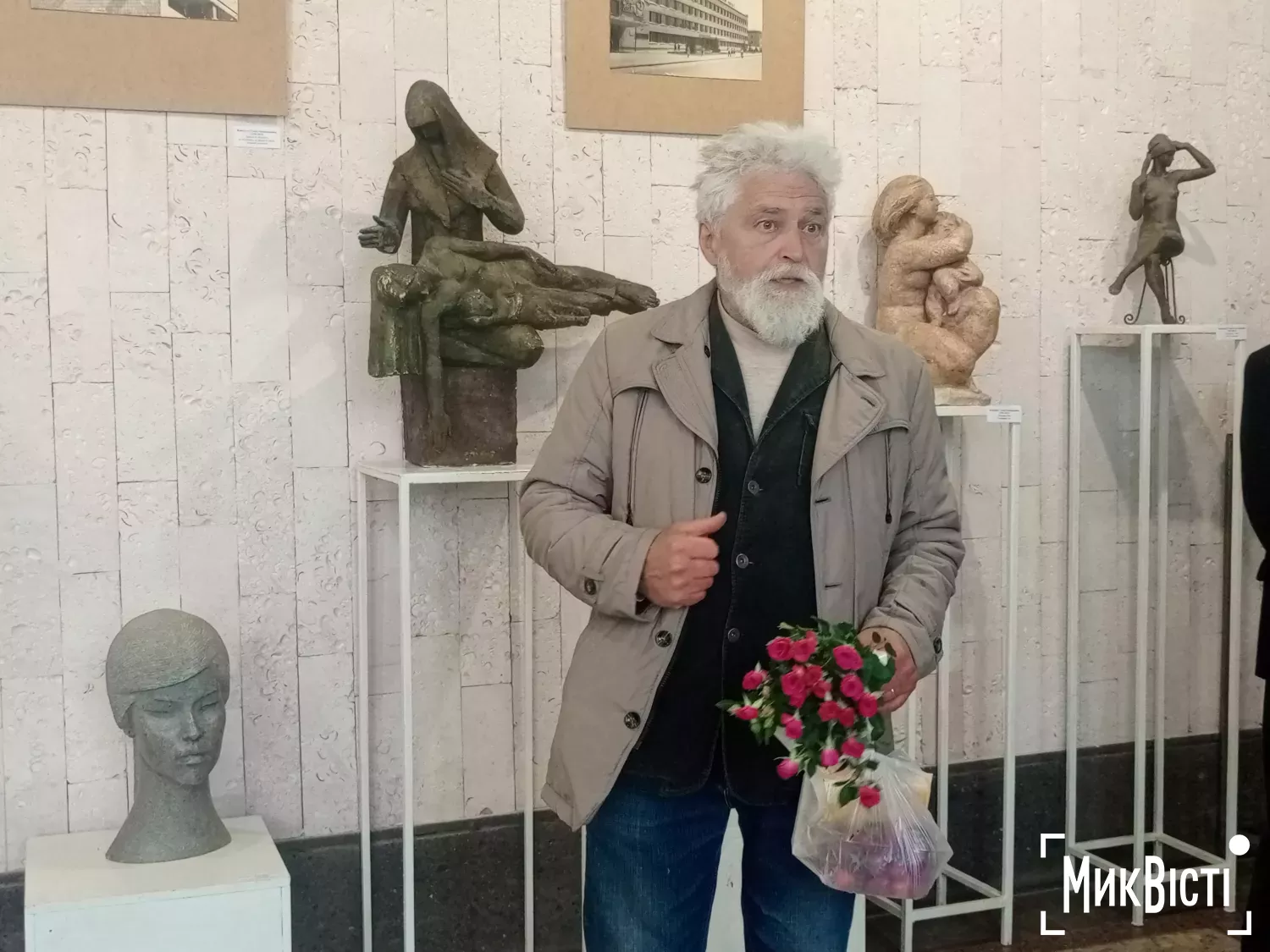 У Миколаєві відкрилась виставка пам’яті скульпторки Ганни Ковальчук, фото Галина Сеннікова, НикВести