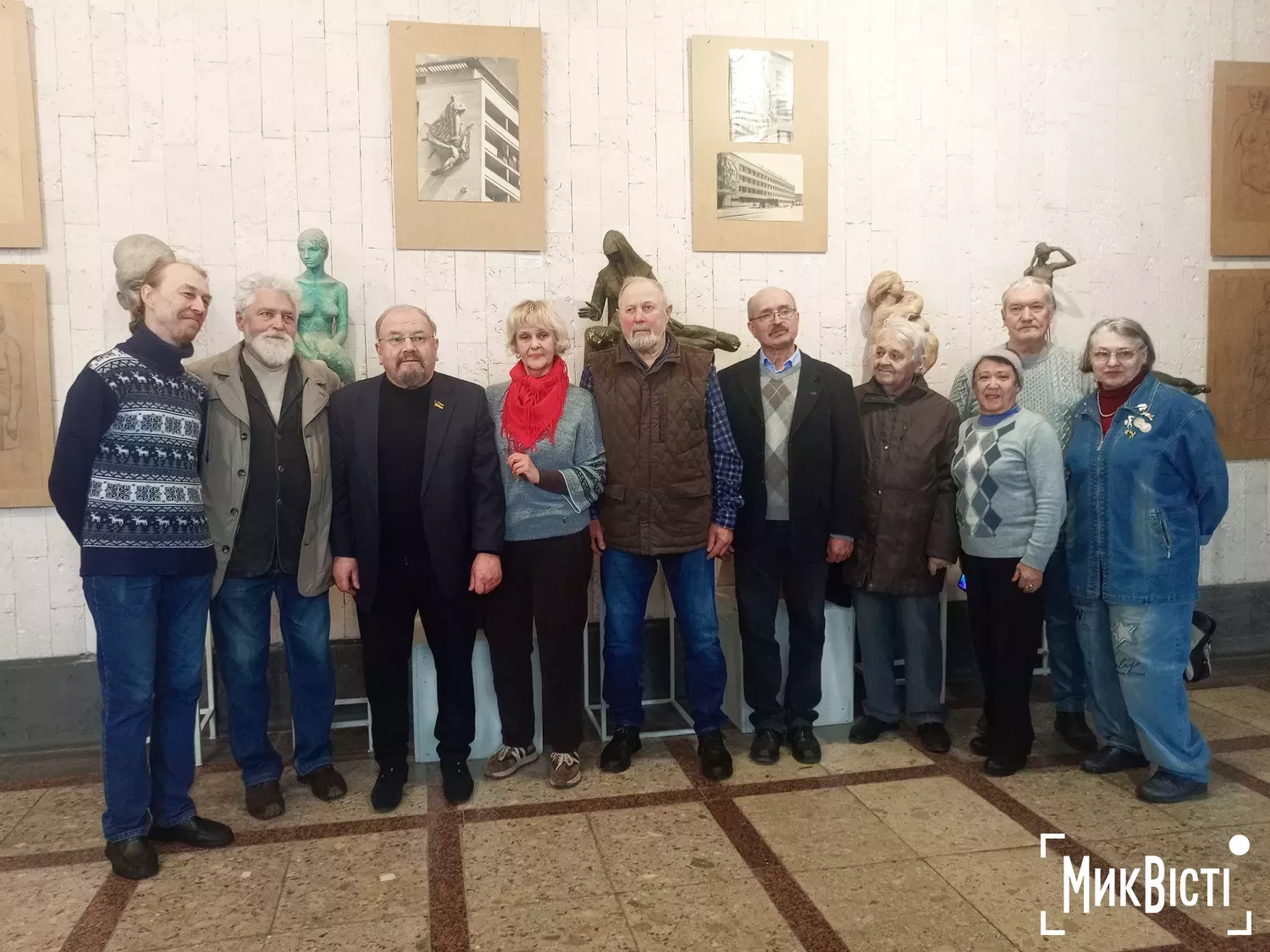 У Миколаєві відкрилась виставка пам’яті скульпторки Ганни Ковальчук, фото Галина Сеннікова, НикВести