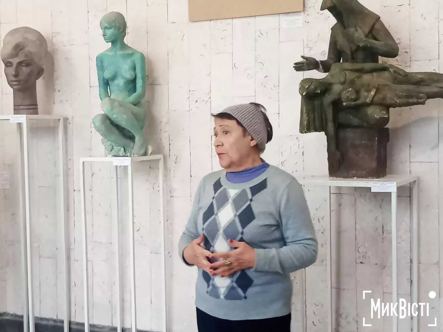 У Миколаєві відкрилась виставка пам’яті скульпторки Ганни Ковальчук, фото Галина Сеннікова, НикВести