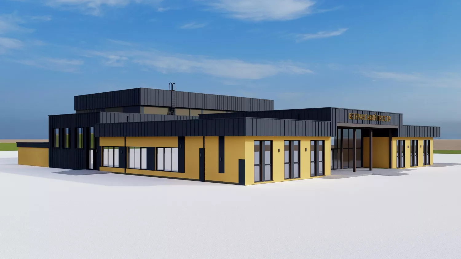 Вигляд майбутньої будівлі. Фото опубліковані в цифровій системі DREAM