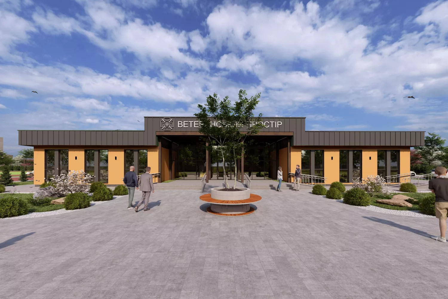 Вигляд майбутньої будівлі. Фото опубліковані в цифровій системі DREAM