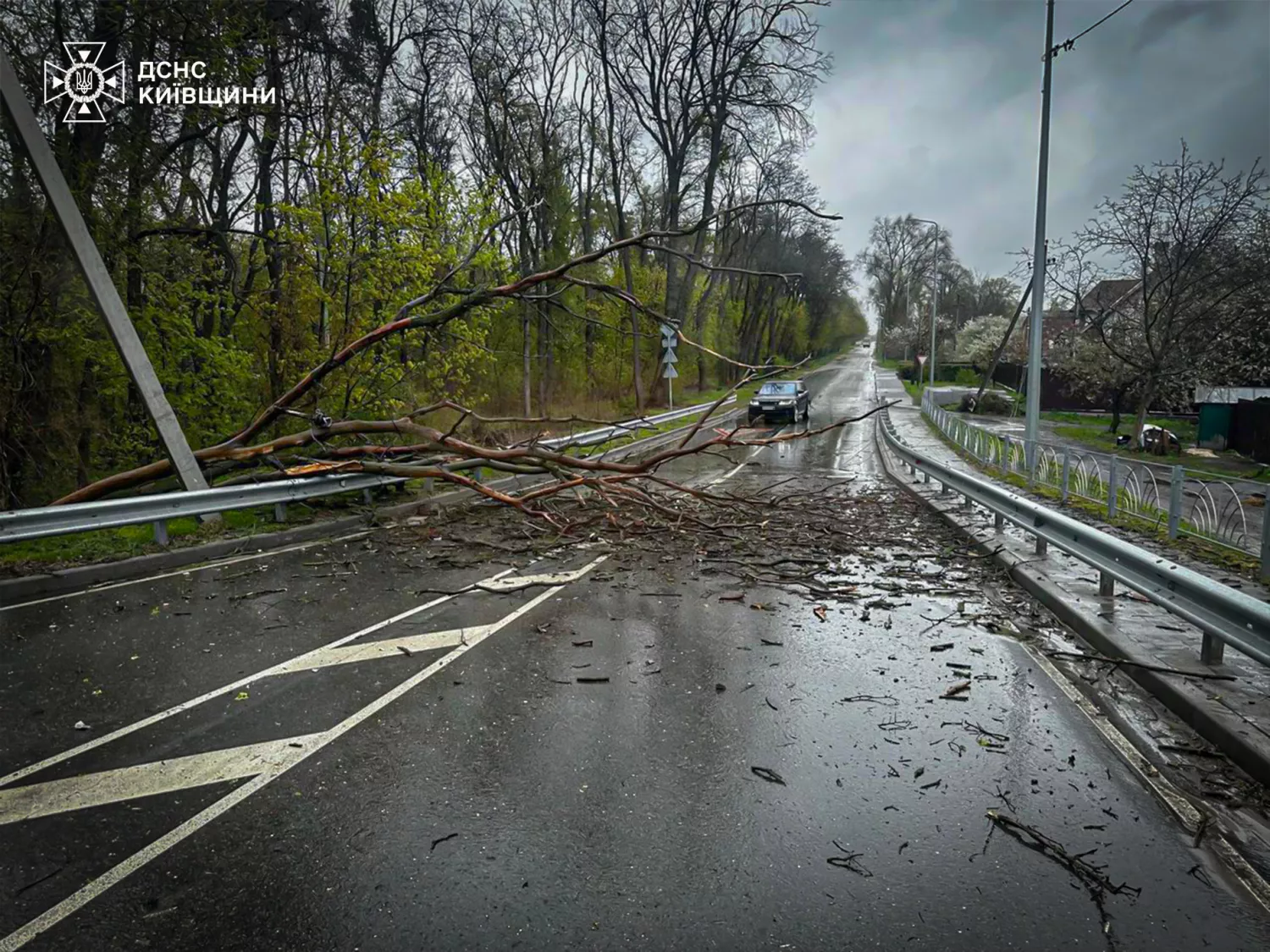Наслідки негоди в Україні. Фото ДСНС