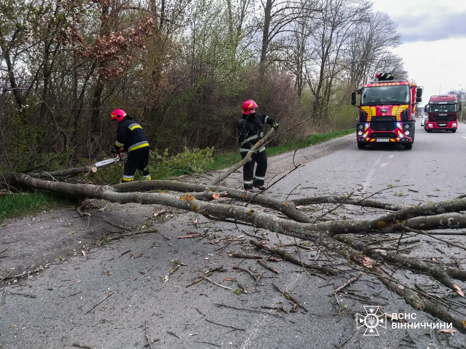 Наслідки негоди в Україні. Фото ДСНС