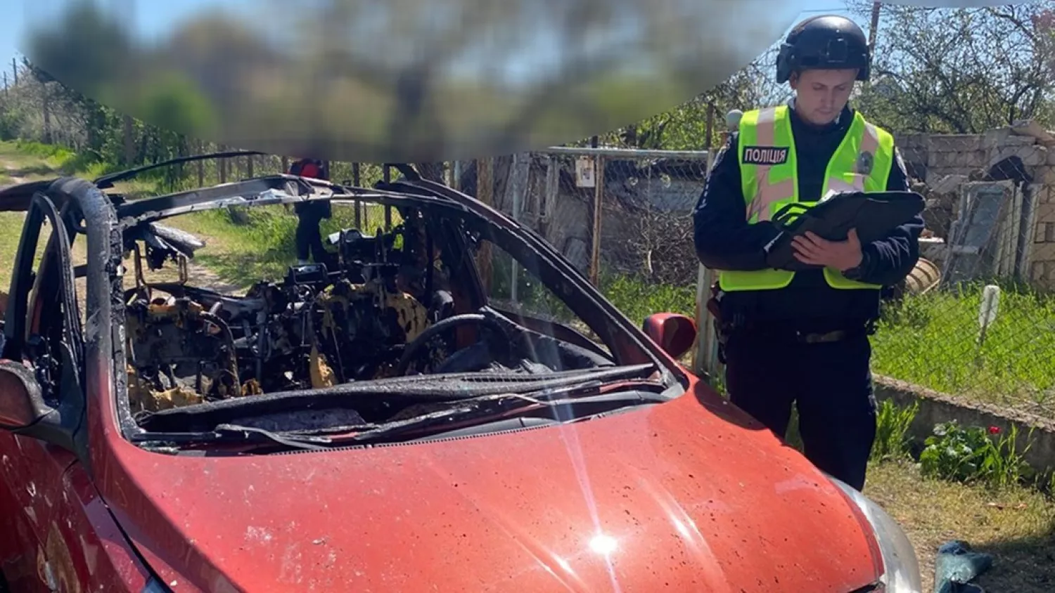 Внаслідок атаки ворожого безпілотника поранення отримав 70-річний чоловік. Фото: поліція Миколаївщини