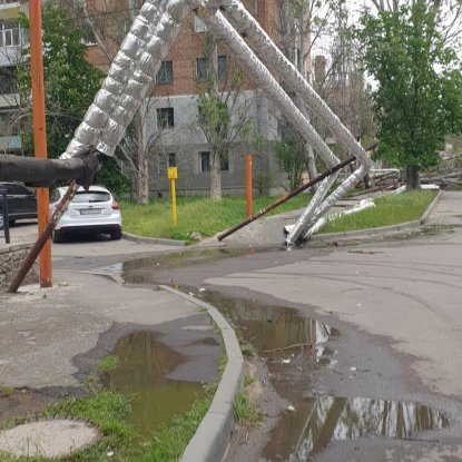 Наслідки негоди у Миколаєві. Фото: Facebook-сторінка Дмитра Скороходова