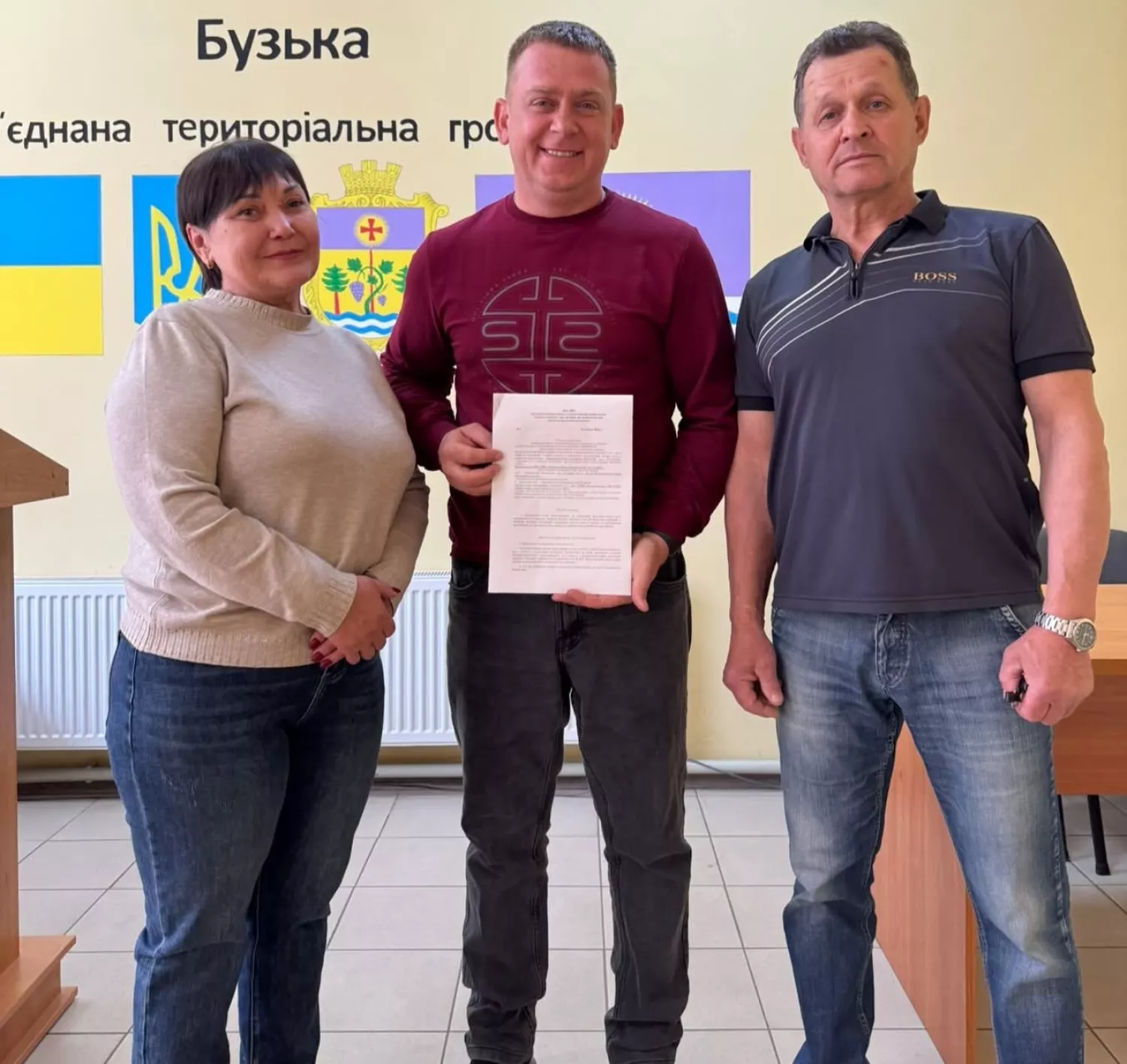 У Бузькій громаді створили ще одну патронатну родину. Фото: департамент соцзахисту Миколаївської ОВА