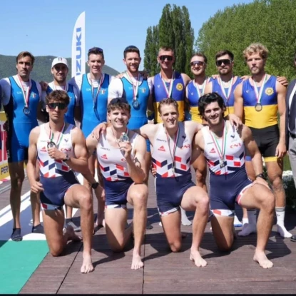 Херсонські веслувальники здобули золото і бронзу на регаті в Італії. Фото: Херсонська ОВА