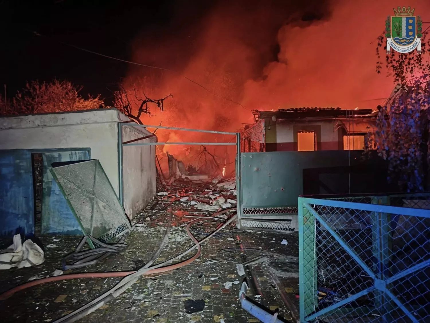 Через обстріл Ізмаїла 29 квітня пошкоджена лікарня. Фото: Ізмаїльська РДА