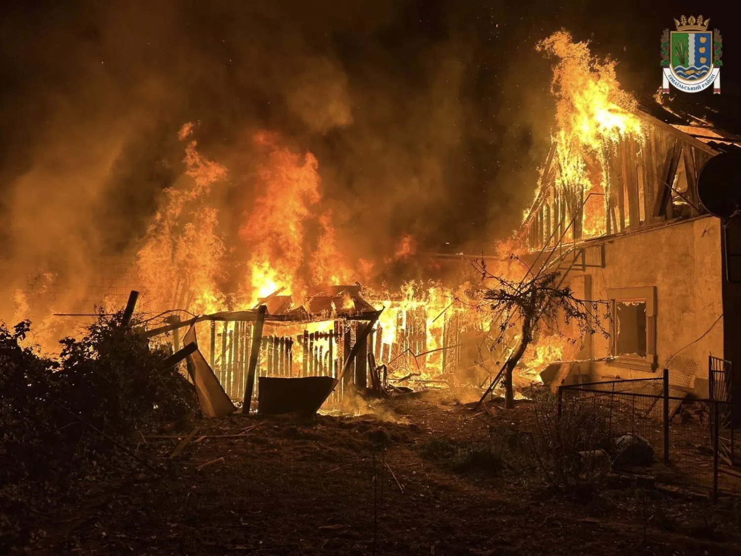 Через обстріл Ізмаїла 29 квітня пошкоджена лікарня. Фото: Ізмаїльська РДА