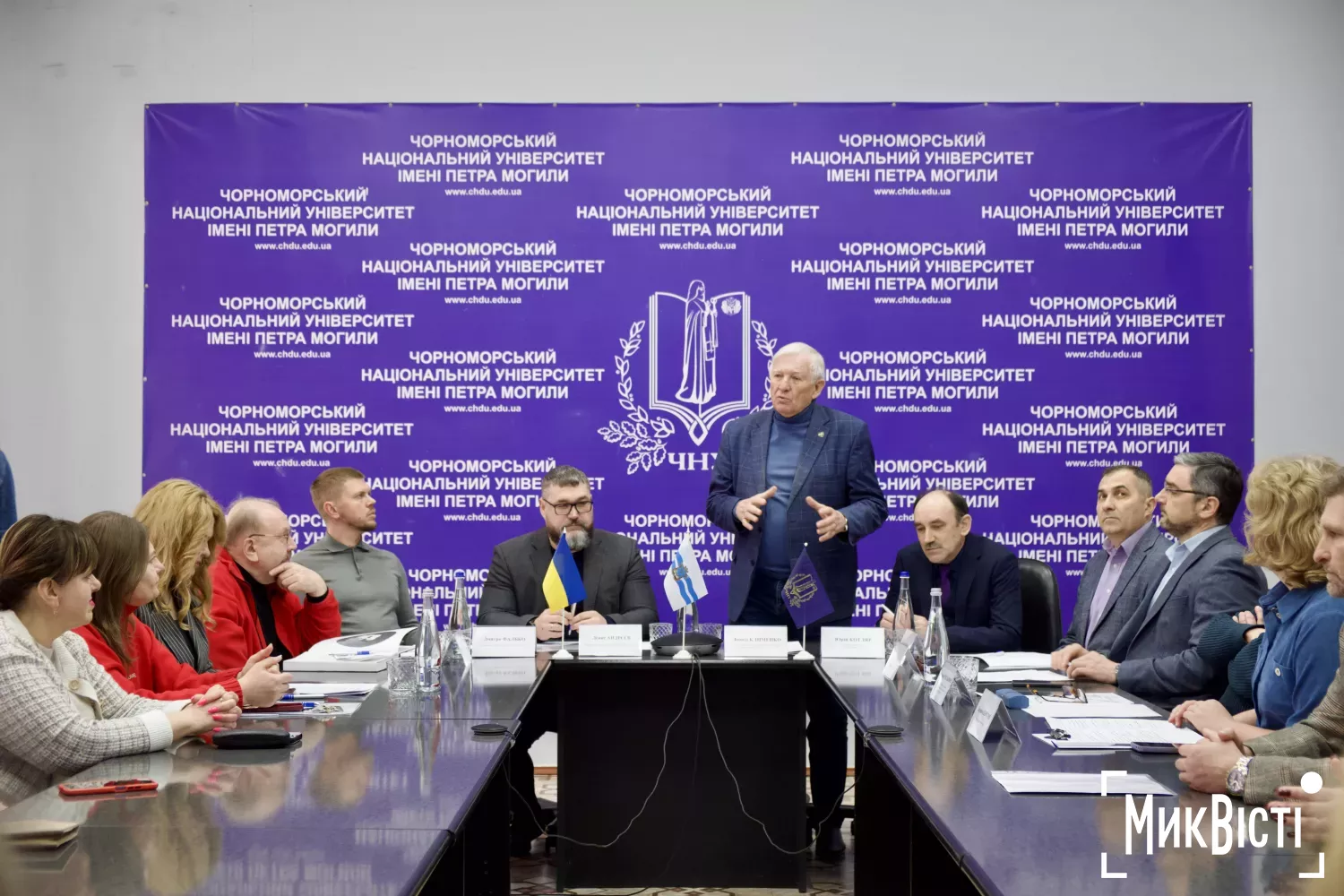 У ЧНУ імені Петра Могили відкрили Центр проведення іспитів на рівень володіння українською мовою. Фото: НикВести