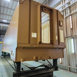 Електровози для України, які почали виробляти у Франції. Фото: Укрзалізниця