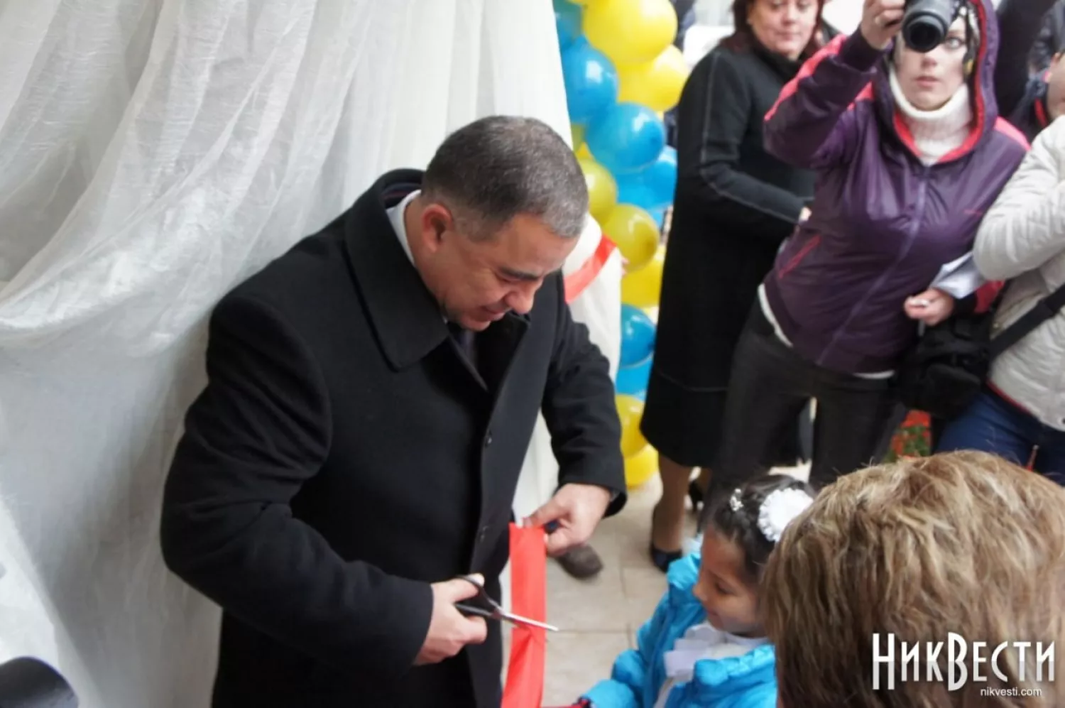 Останній дитячий садок у Миколаєві відкривав мер Юрій Гранатуров. Фото: 24 жовтня, 2014 р., архів МикВісті
