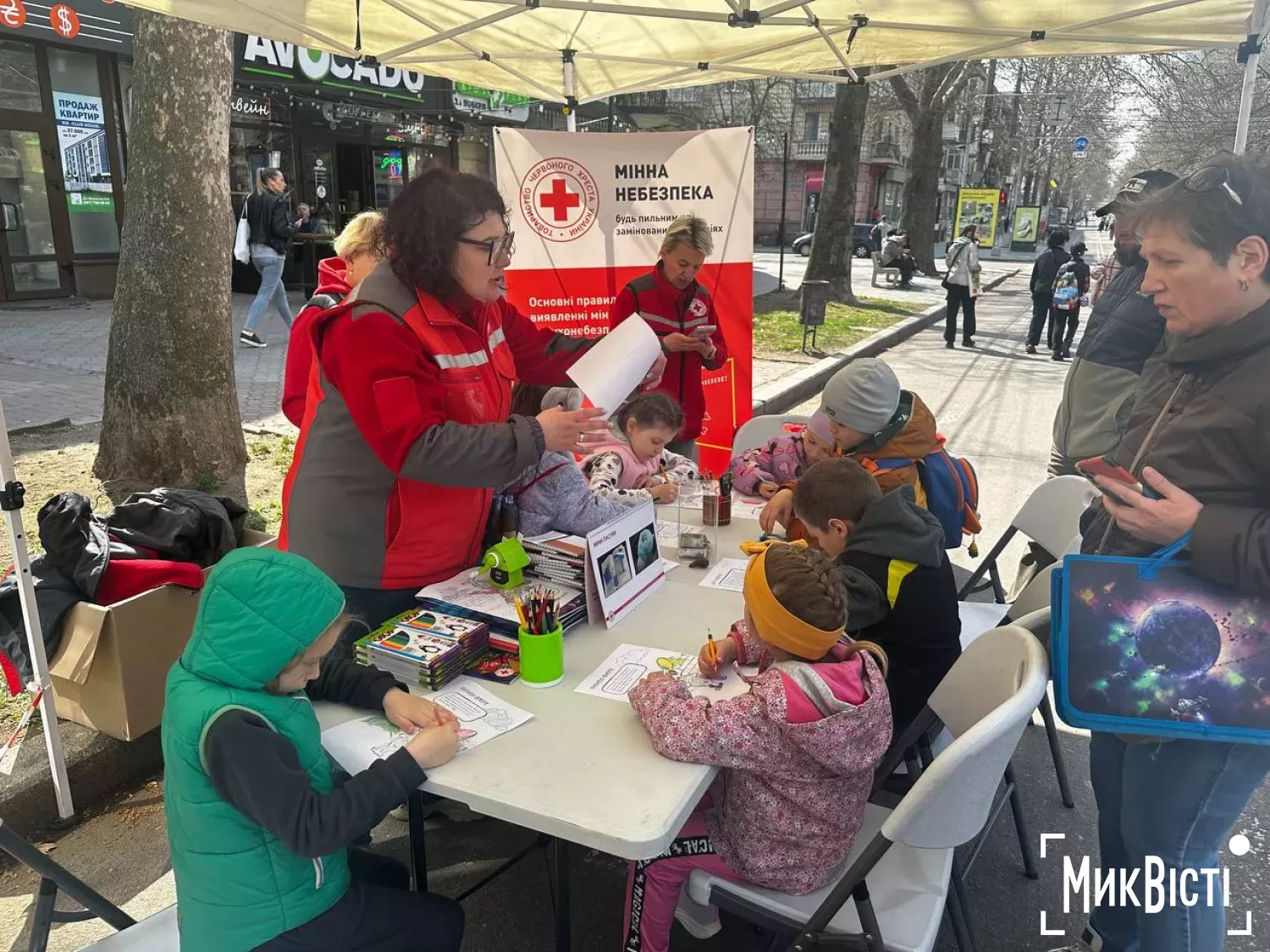 У Миколаєві провели захід із мінної безпеки. Фото: МикВісті