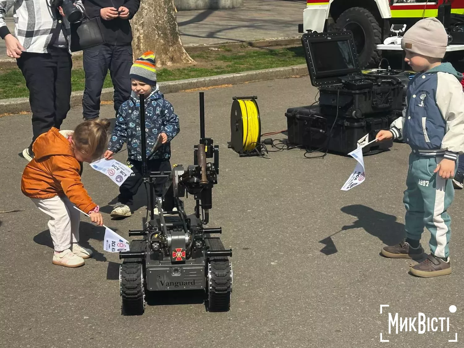 У Миколаєві провели захід із мінної безпеки. Фото: МикВісті