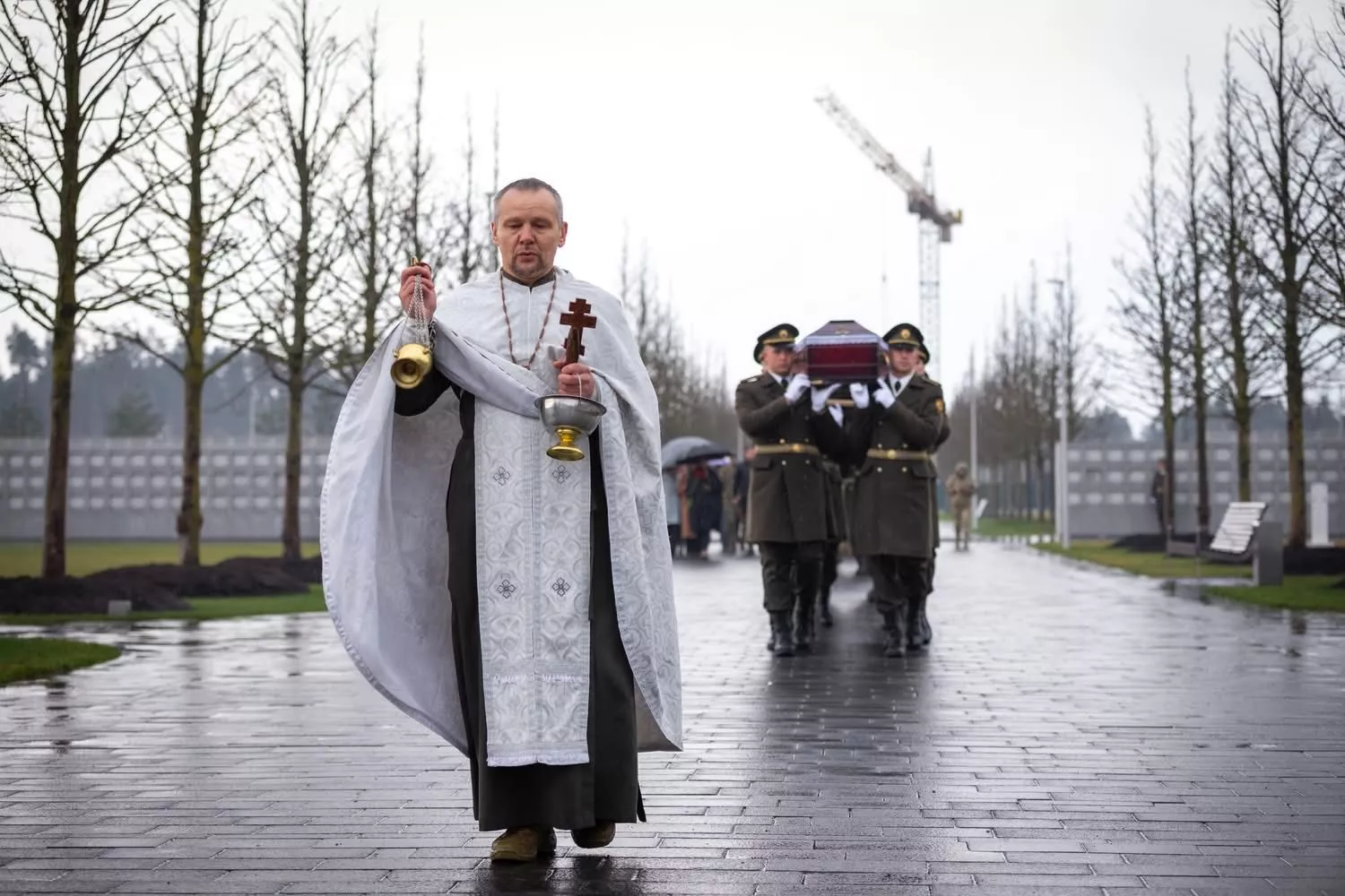 У Києві поховали п’ятьох неідентифікованих миколаївських військових. Фото з фейсбук-сторінки Миколаївської ОВА