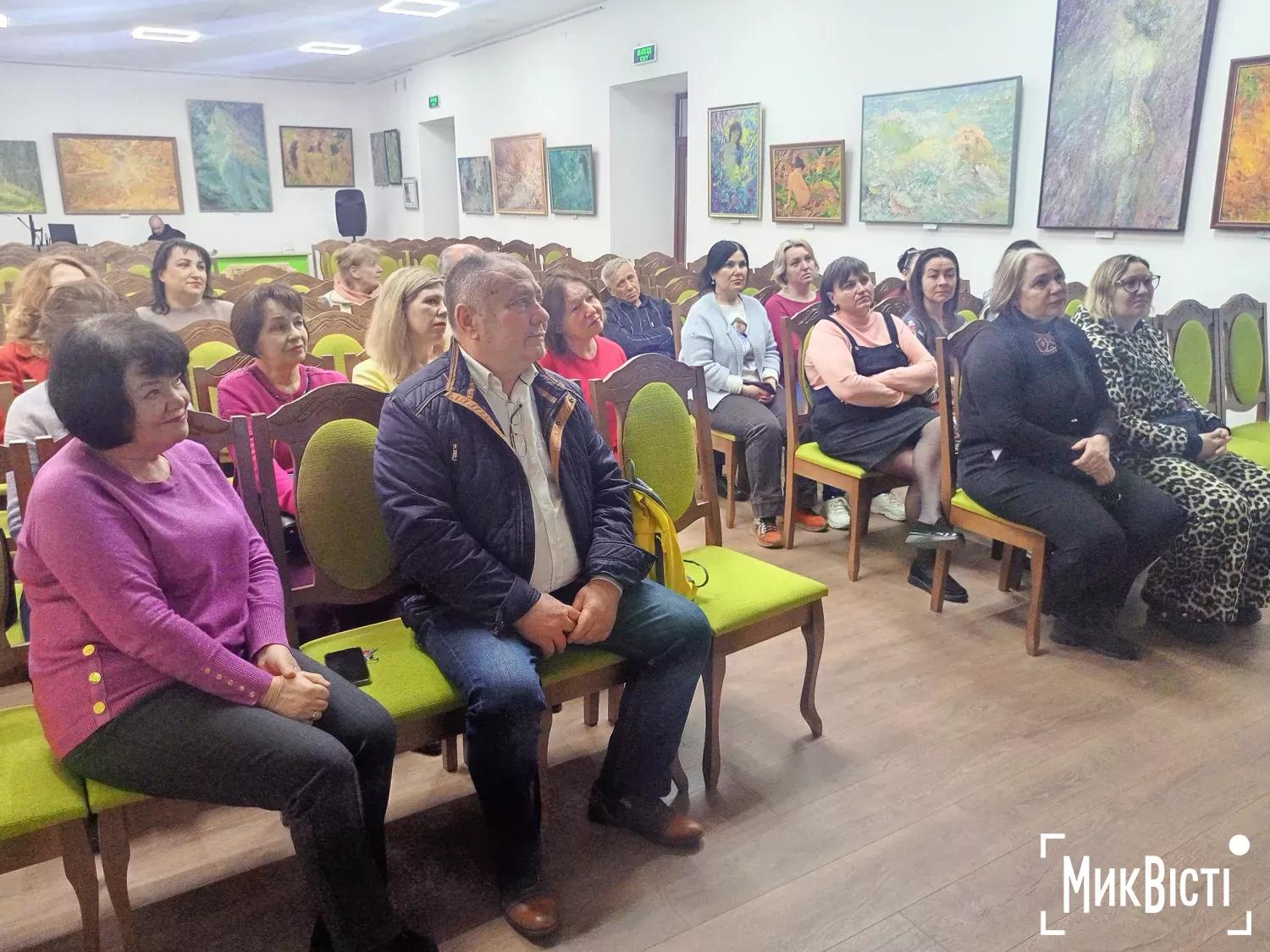 У Миколаєві відкрилась виставка пам’яті художника Меркулова, фото Галина Сеннікова, НикВести