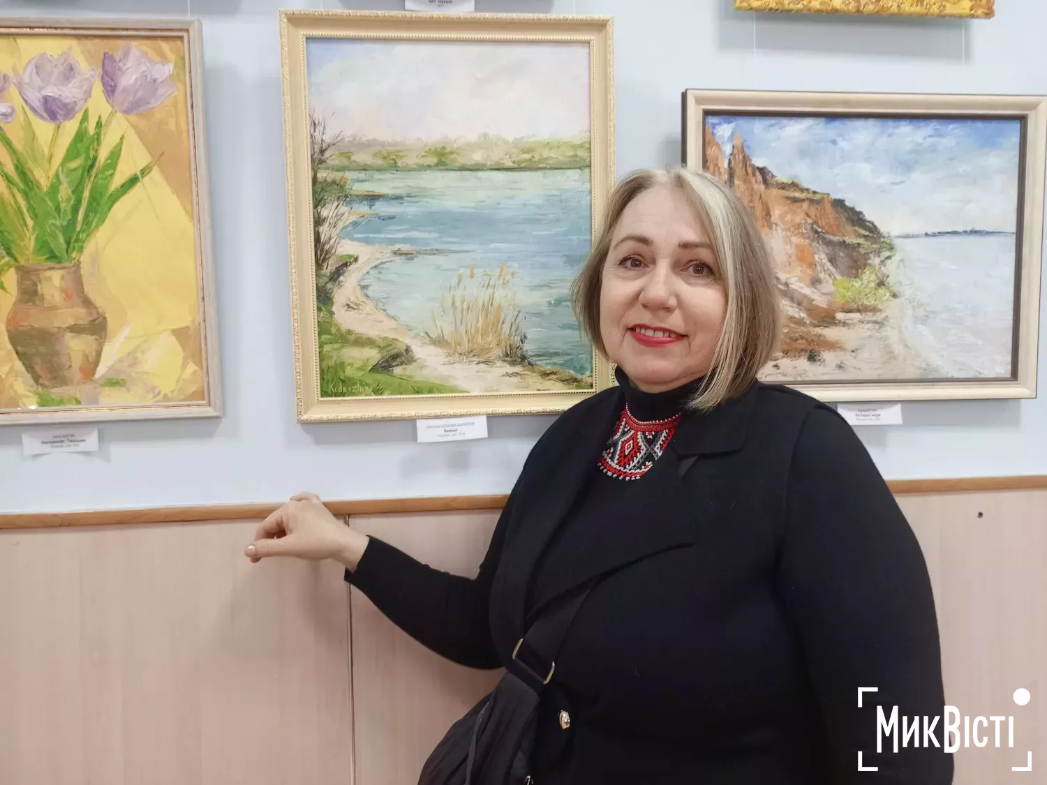 У Миколаєві відкрилась виставка пам’яті художника Меркулова, фото Галина Сеннікова, НикВести