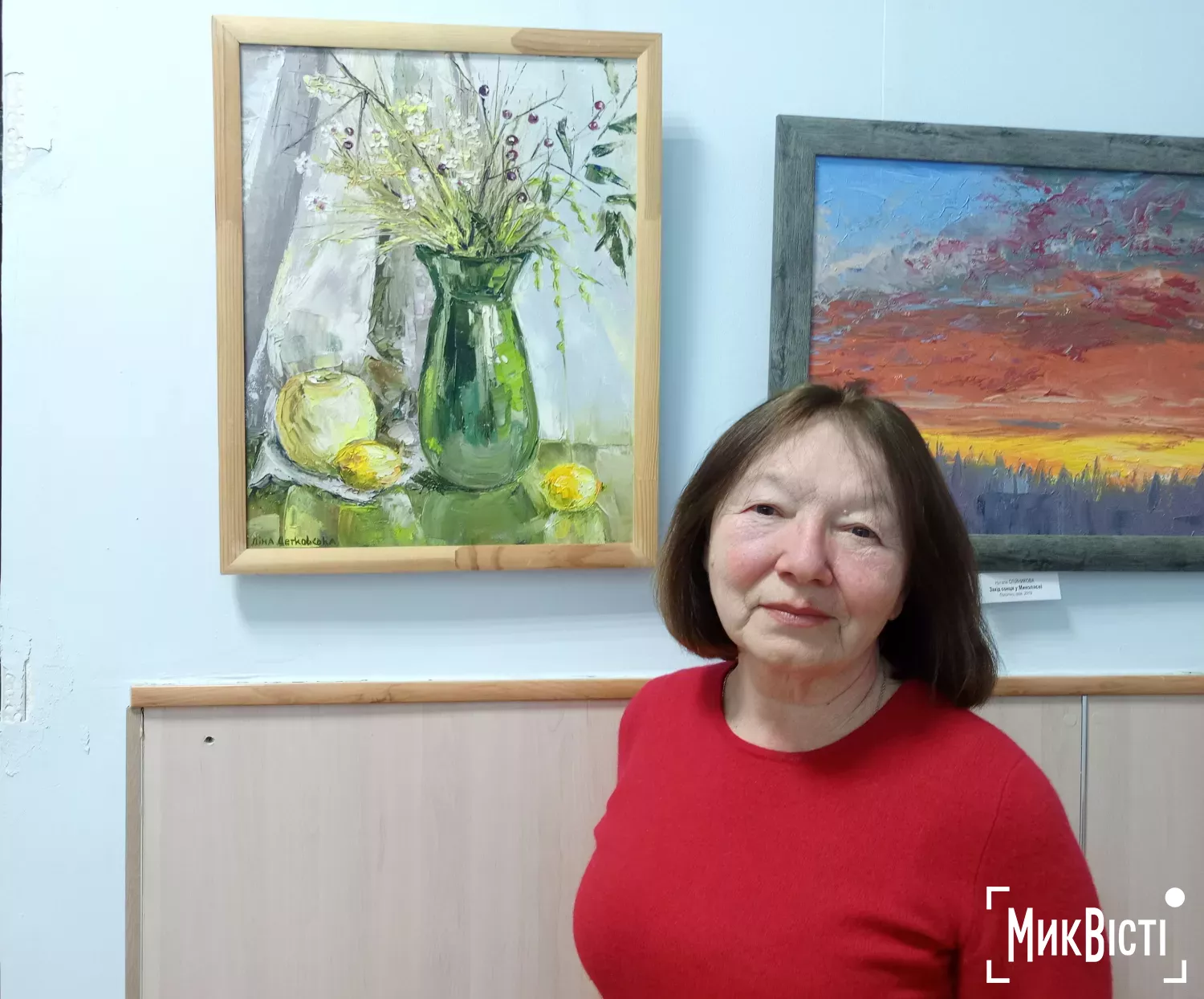 У Миколаєві відкрилась виставка пам’яті художника Меркулова, фото Галина Сеннікова, НикВести