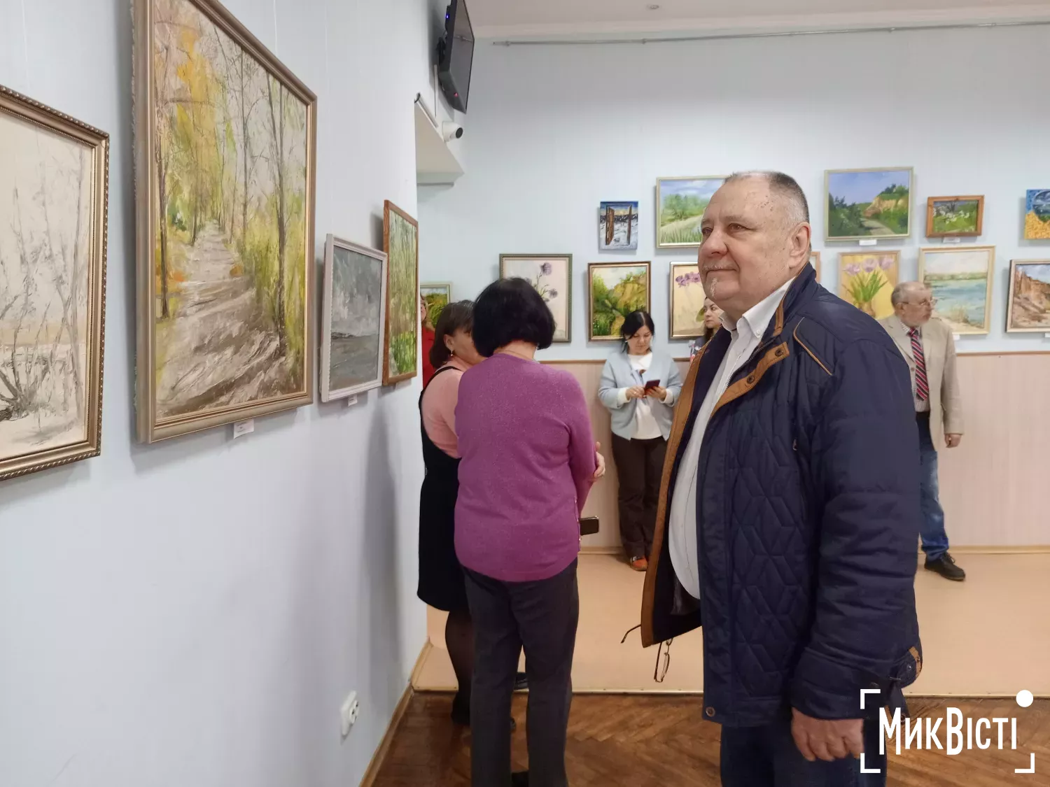 У Миколаєві відкрилась виставка пам’яті художника Меркулова, фото Галина Сеннікова, НикВести