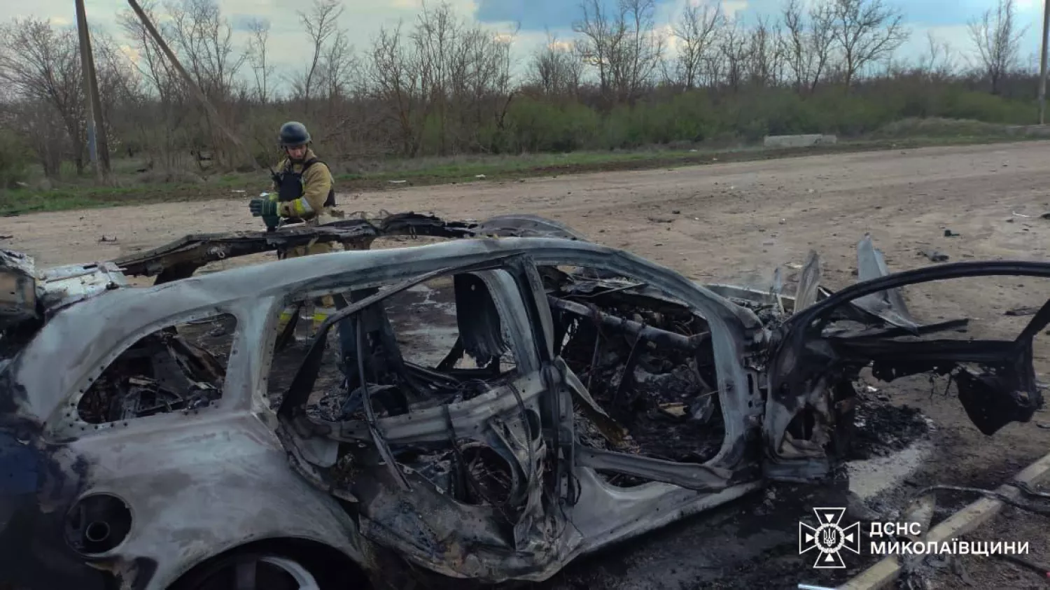 Пожежа у Миколаївській області. Фото: ДСНС