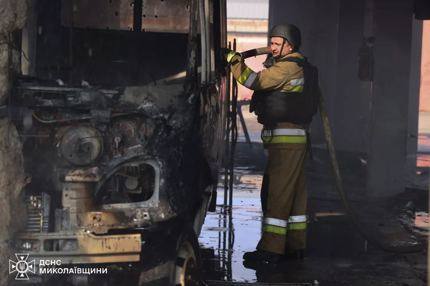 Пожежа у Миколаївській області. Фото: ДСНС