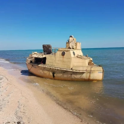 В Азовському морі затонуло судно з пшеницею. Фото: Володимир Сальдо