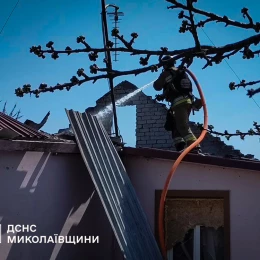 Пожежа у Миколаївській області. Фото: ДСНС