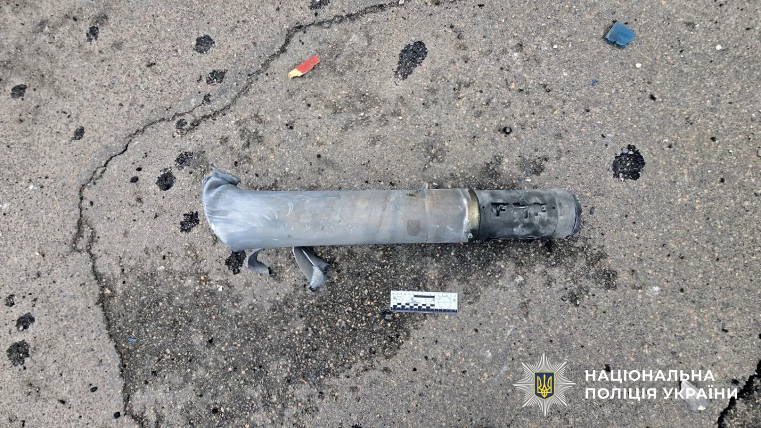 Наслідки обстрілу Херсонщини. Фото: Нацполіція